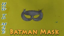 How To Make Batman Mask Colour Paint For Kids | DIY Learn Color For Children | Toddlers, Preschool