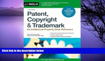 Online Richard Stim Patent, Copyright   Trademark: An Intellectual Property Desk Reference Full