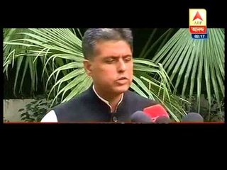 Manish Tewari doesn't want controversy over cbi chief's remark, Sushma Swaraj flays.