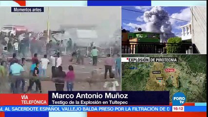 Testigo Todo se cimbró y salimos corriendo FORO tv A las 3 Televisa