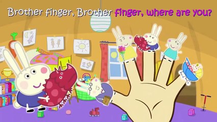 Pepa Pig Rabbit Go Play Park Finger Family Nursery Rhymes Lyrics