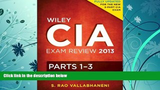 Price Wiley CIA Exam Review 2013, Complete Set (Parts 1 - 3) S. Rao Vallabhaneni On Audio