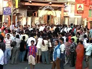 Students of AV school agitated in demand of passing failed students