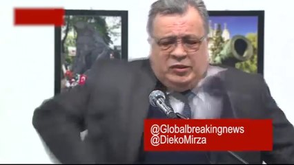 Russian ambassador to Turkey shot dead by police officer_ Full Video