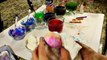 Coloring Easter Eggs - Shaving Cream Egg Dyeing Disney Frozen new Kit Princess Anna Elsa Olaf