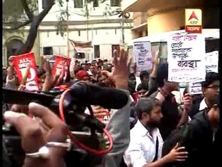 death of madhyamgram rape victim: DSO's agitation outside RG Kar hospital