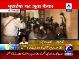 Shoe hurled at Pervez Musharraf in Sindh High Court