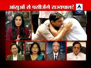 ABP News debate: Will Dutt's tears have any effect on the Maharashtra Governor?