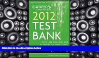 Online O. Ray Whittington Wiley CPA Exam Review 2012 Test Bank 1 Year Access, Financial Accounting