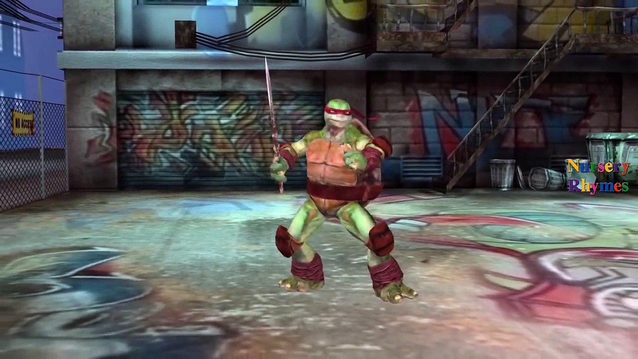 Finger Family Rhymes for Children | Ninja Turtles Cartoons | Finger Family Children Nursery Rhymes