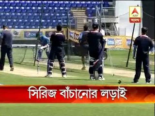 Dhoni and his men will look at saving the one days series against kewis tomorrow.