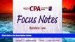 Price Wiley CPA Examination Review Focus Notes, Business Law (CPA Examination Review Smart Notes)