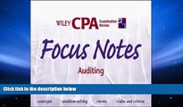 Best Price Wiley CPA Examination Review Focus Notes, Auditing Less Antman For Kindle