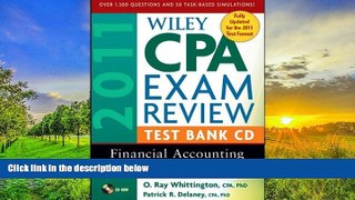 Best Price Wiley CPA Exam Review 2011 Test Bank CD , Financial Accounting and Reporting Patrick R.