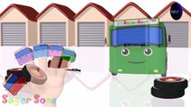 The Finger Family Song ( Bus Family ) | Nursery Rhymes & Songs For Children by Sager Sons