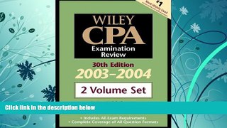 Price Wiley CPA Examination Review, 2 Volume Set, 30th Edition, 2003-2004 Patrick R. Delaney On