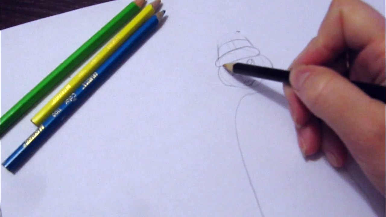 Как быстро нарисовать Снегурочку поэтапно How fast to draw for kids Snow White step by step