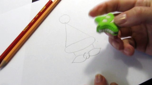 Очень просто нарисовать Деда Мороза для детей It is very simple to draw Santa Claus for children