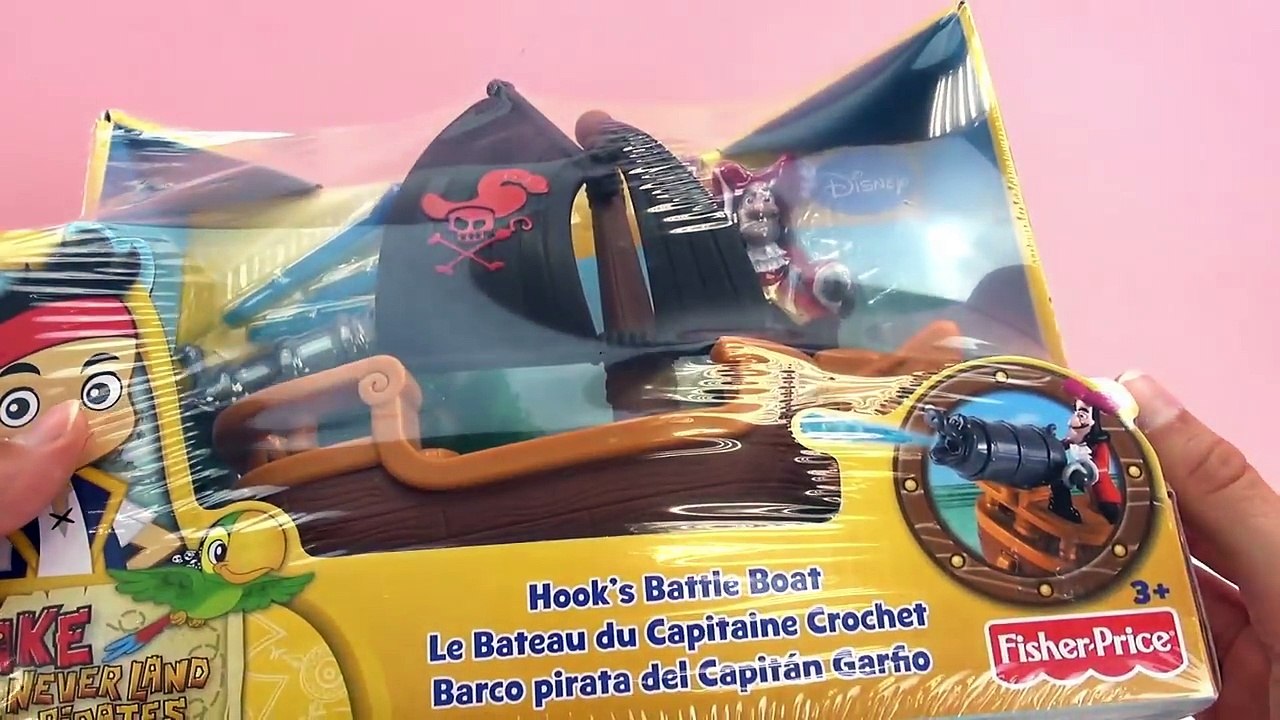 Mattel, Fisher Price - Jack und die Nimmerland Piraten, Hooks Kanonenboot / Peter Pan