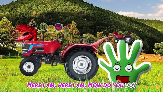 Tractor Dinosaurs Finger Family Nursery Rhymes By KidsW