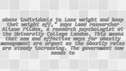 Obese People Unlikely to Achieve Weight Loss