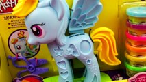 Play Doh My Little Pony Style Salon Playset Rainbow Dash toy Playdough Review new