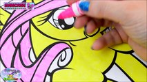 My Little Pony Coloring Book MLP Fluttershy Colors Episode Surprise Egg and Toy Collector SETC