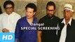 Sachin Tendulkar And Raj Thackeray At Dangal Special Screening