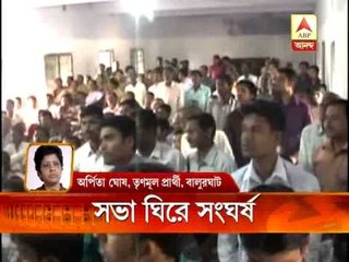 TMC inner clash at Arpita Ghosh's sabha