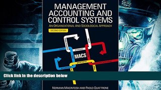 Price Management Accounting and Control Systems: An Organizational and Sociological Approach