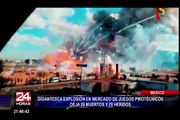 México: al menos 26 muertos tras explosiones en mercado de juegos pirotécnicos