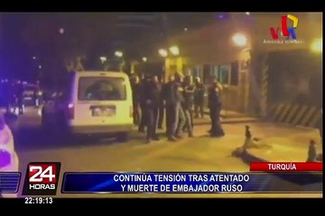 Turquía: continúa tensión tras atentado y muerte de embajador ruso
