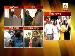 Celebrity voters in Mumbai, casted their vote