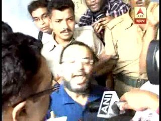 Police stops suspended MP Kunal Ghosh from speaking before media