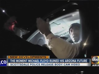 Body camera footage released in Michael Floyd’s arrest