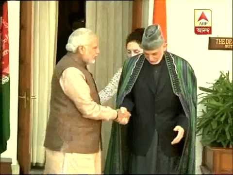 Prime Minister Modi meets with Afghanistan president Karzai