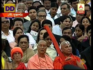 venkaiya naidu takes oath as cabinet minister.