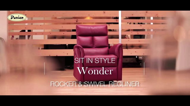 WONDER Rocker & Swivel Recliner from Durian