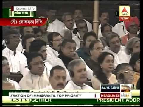 Prez Pranab says, Govt will launch a diamond quadrilateral project of high-speed trains