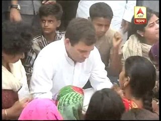 Badaun gangrape and murder: Rahul Gandhi meets victim's family