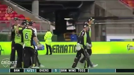 Bangladesh Xi Vs Sydney Thunder Highlights 2016