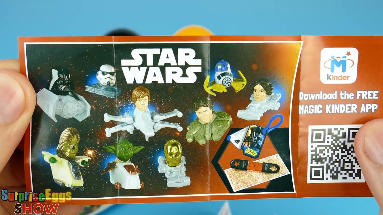 7 STAR WARS Surprise Eggs, Kinder Surprise, Super Surprise, Chupa Chups Surprise, New Star Wars eggs