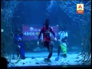 Football underwater