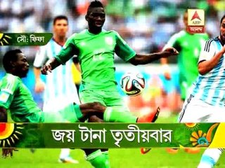 wc argentina wins against  nigeria