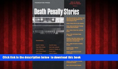 PDF [FREE] DOWNLOAD  Death Penalty Stories (Law Stories) BOOK ONLINE