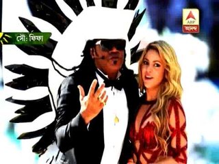 WC:closing ceremony, Shakira entertains everybody