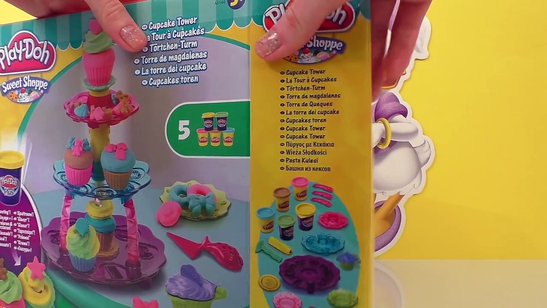 play doh cupcake tower