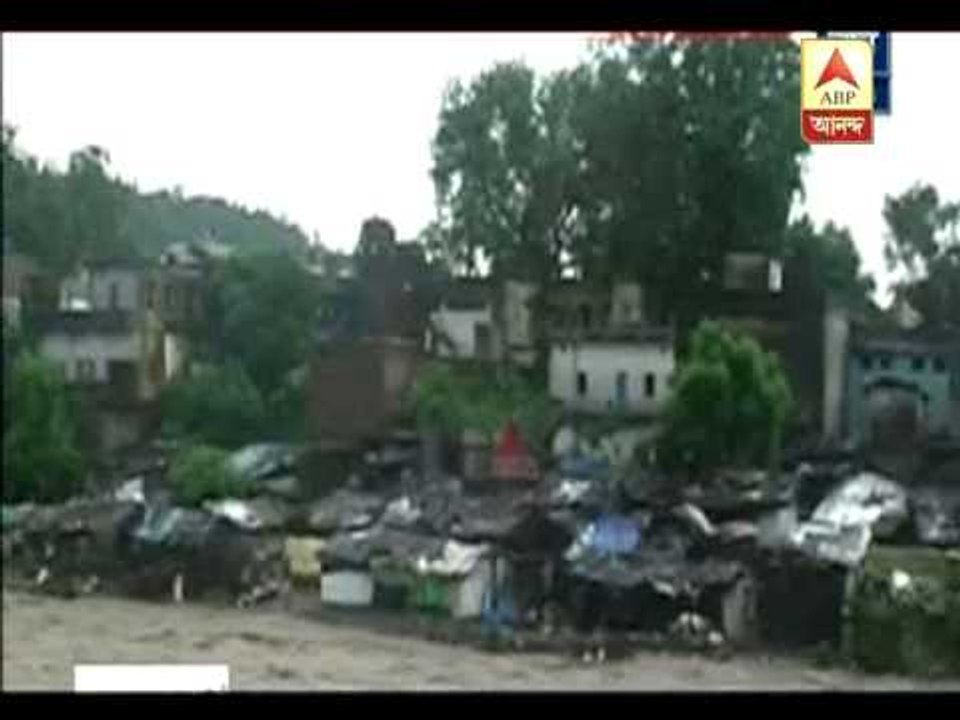 Uttarakhand faces fury of nature, lashed by heavy rain.