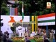CM Mamata Banerjee hoisting flag on Independence day