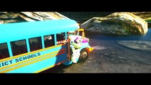 Wheels On The Bus Go Round And Round & Spiderman w/ Nursery Rhymes Cars Songs for Kids and Children